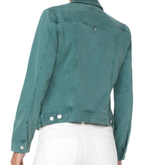 Liverpool Teal Denim Jacket - Picture 2 of 10